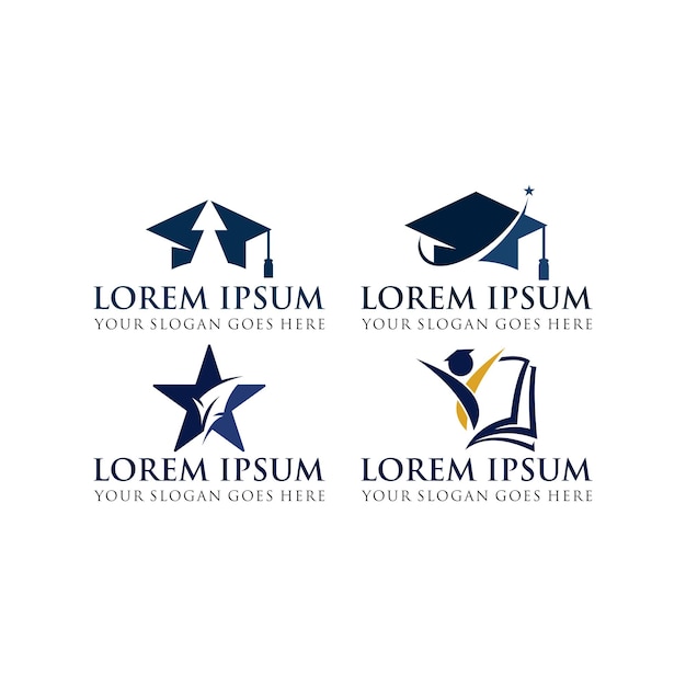 Education logo university logo vector