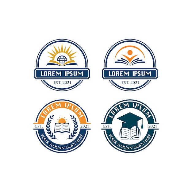 Education logo university logo vector