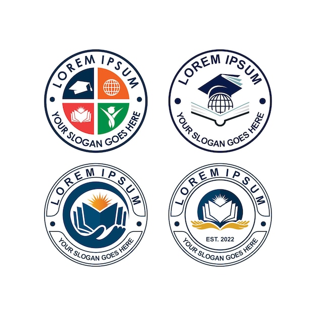 Вектор Вектор логотипа университета логотипа образования