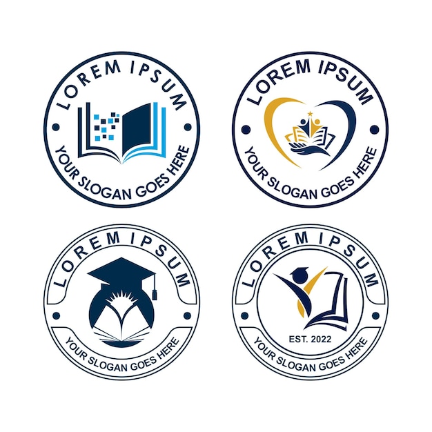 Education logo university logo vector