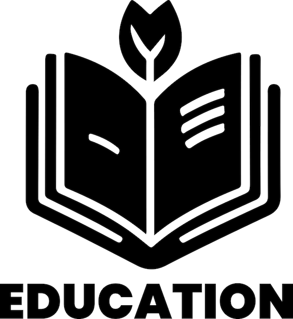 education logo vector art illustration education icon vector flat style white background 6