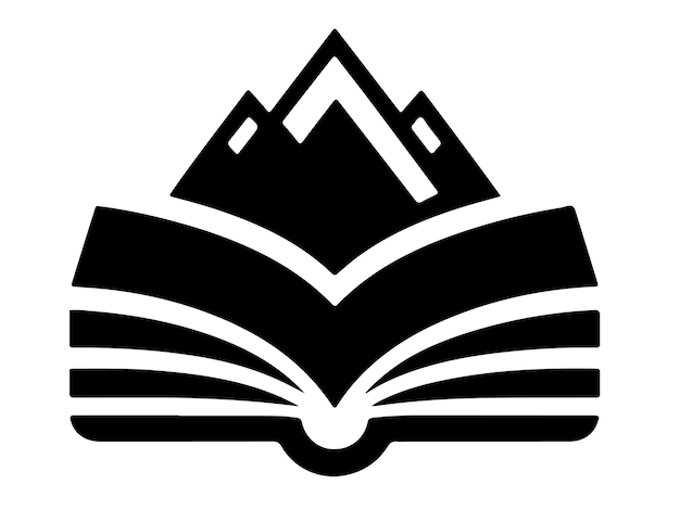 education logo vector silhouette black color education icon white background