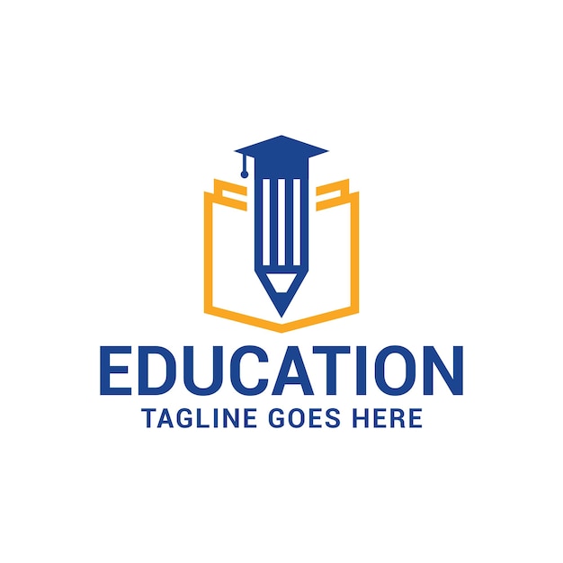 Шаблон логотипа образования