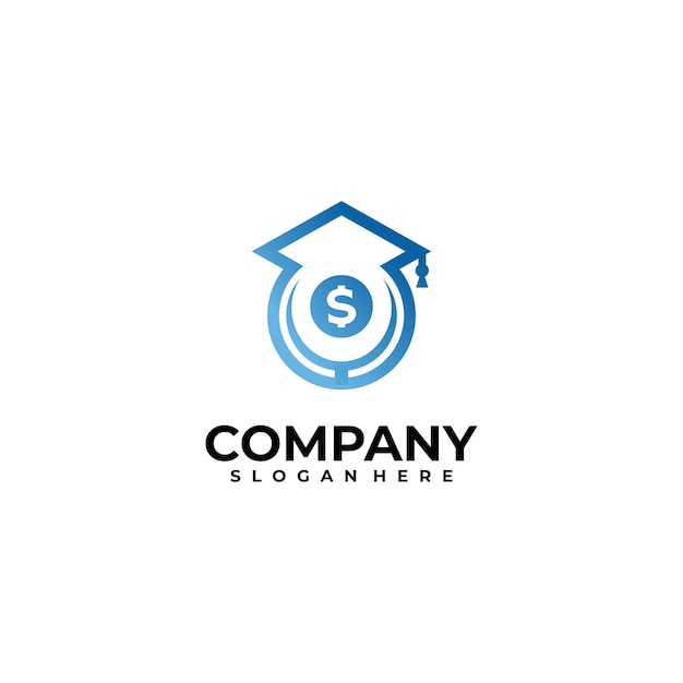 Education Money Payment Logo Vector Icon