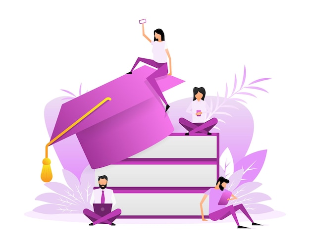 Vector education people great design for any purposes flat design