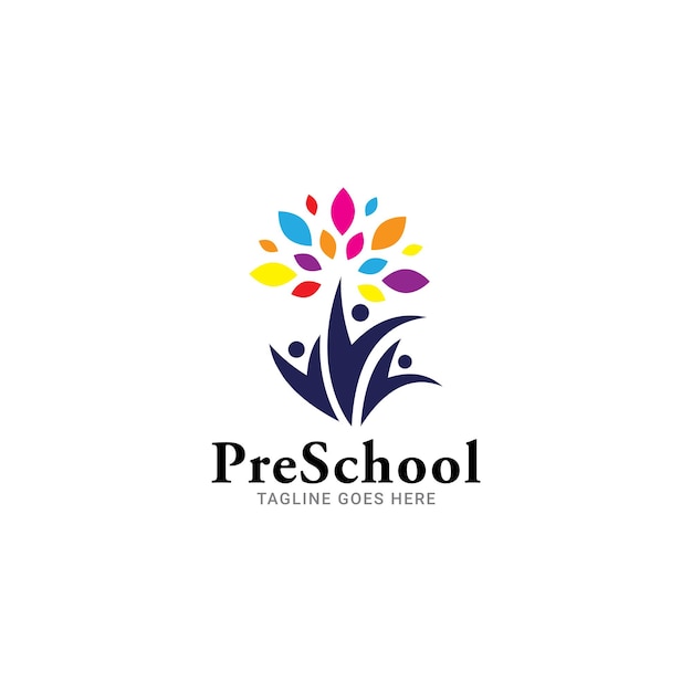 education school logo icon vector template