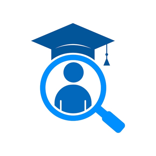 Vector education search vector logo