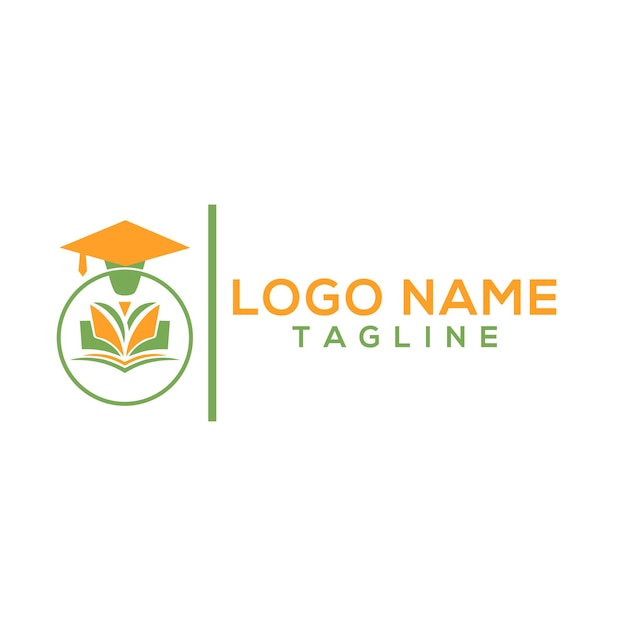 Education sign logo design with vector format.