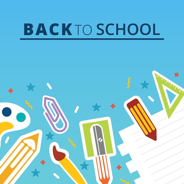 Education vector banner background