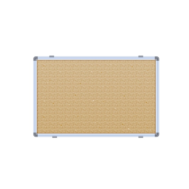 Educational board with a metallic frame for an educational institution