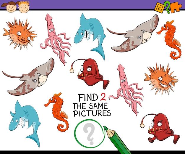 Educational game cartoon