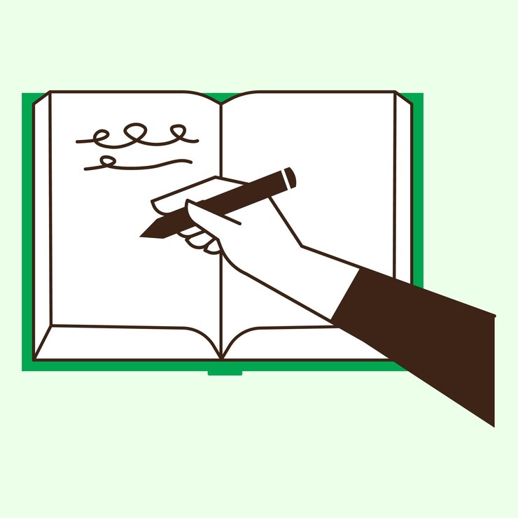 Vector educational lineart illustration education back to school online education thin line illustration