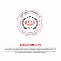 Vector educational logo