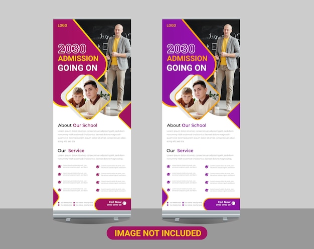 Educations rollup banner design