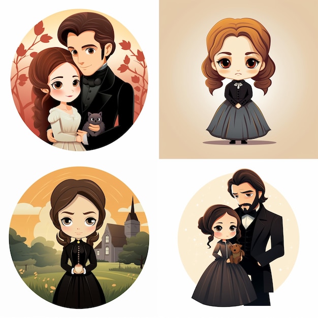 Vector edward rochester jane eyre