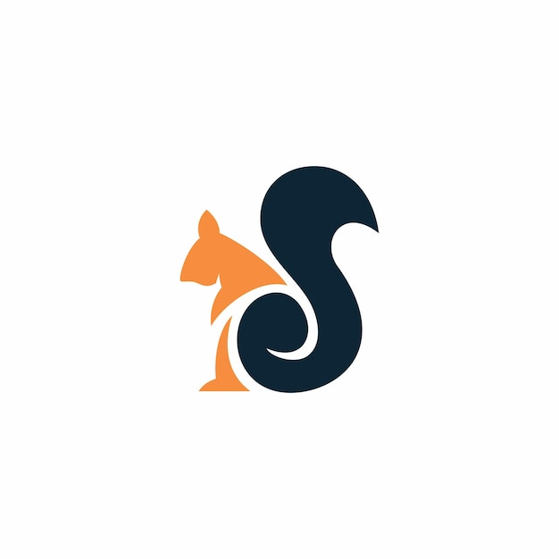 eekhoorn sjabloon vector logo ontwerp