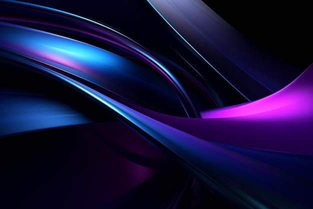 een abstracte 3D-afbeelding van digitale golven in tinten van roze blauw en paarse golven illustratie