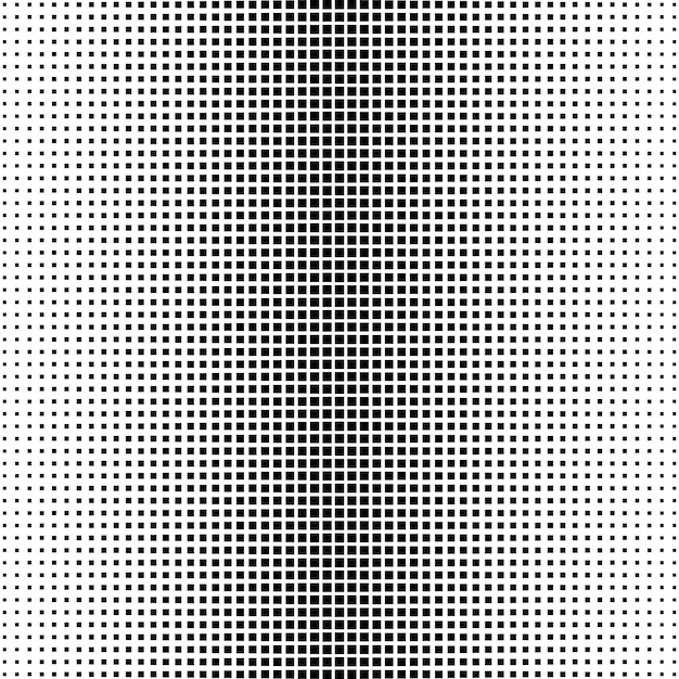 Een abstracte zwart-witte halftone achtergrond