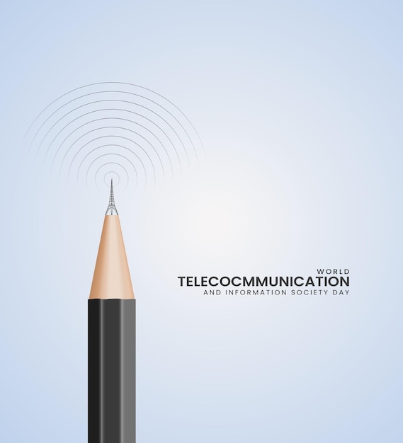 Een afbeelding van een potlood met het woord telcom erop