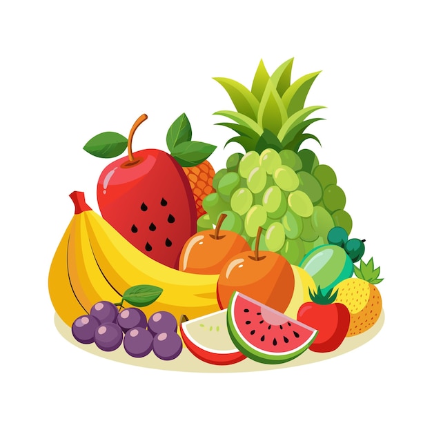 een afbeelding van een schaal fruit met een foto van een banaan kiwi en bananen