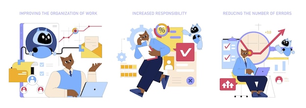 Een assistent verbetert de werk efficiëntie door de organisatie te verbeteren, de verantwoordelijkheid te vergroten en
