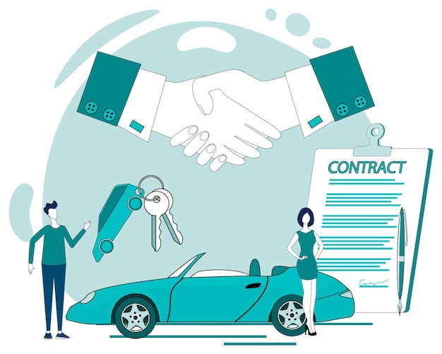 Een auto kopen Verkoop aankoop en verhuur van auto's Uitvoering van de koopovereenkomst
