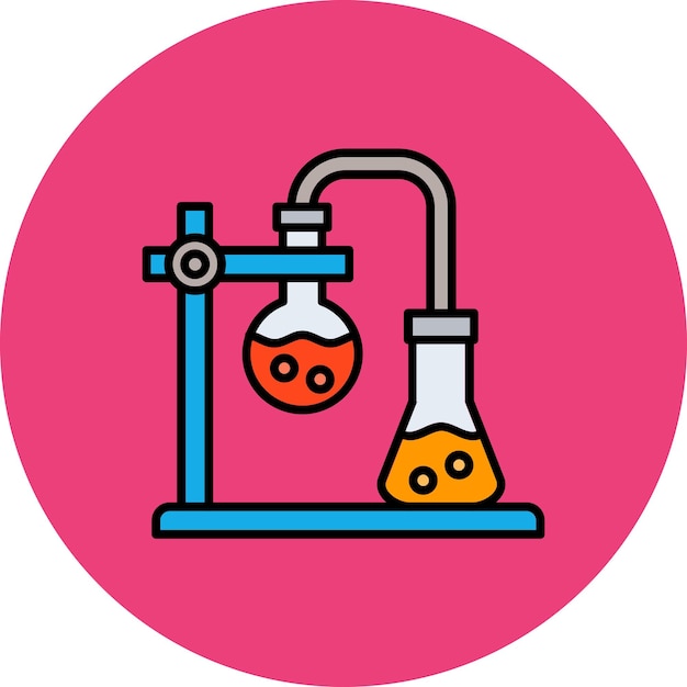 een blauw en roze bord met de tekst "test" erop