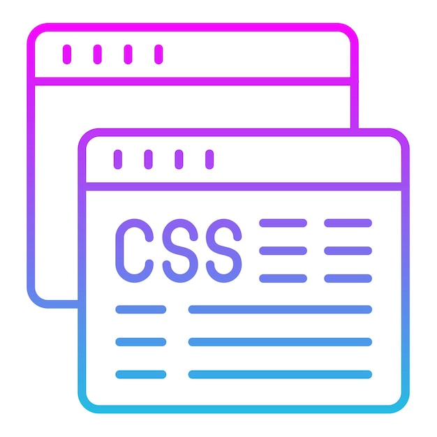 Vector een blauw en roze logo met de letters en de letters csc erop