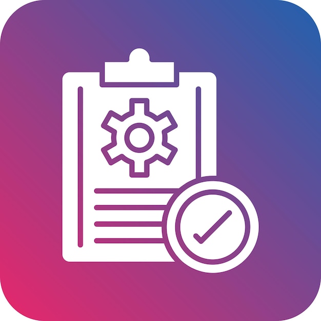 een blauw en roze logo met een klok en een versnellingsbak