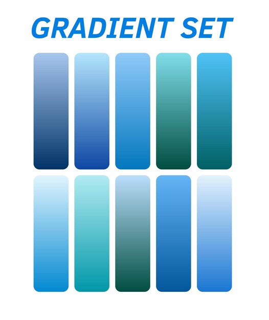 een blauw-groen logo voor een set vierkanten in blauw en groen