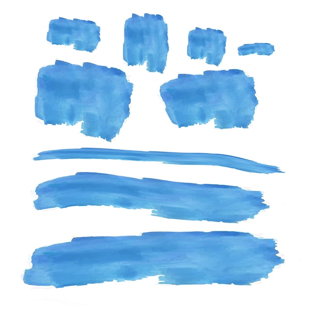 een blauw-witte tekening van een zon en een blauwe hemel