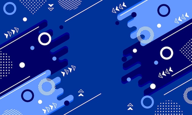 een blauwe achtergrond met cirkelen en een blauwe agtergrond met circels en cirkelen