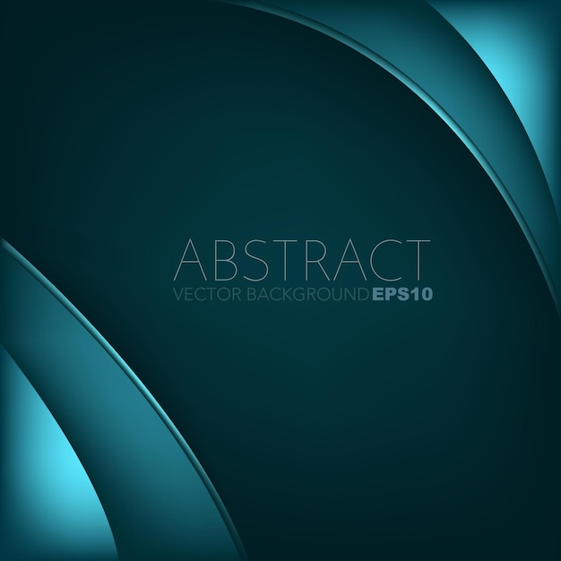 een blauwe achtergrond met een blauw-groen abstract ontwerp