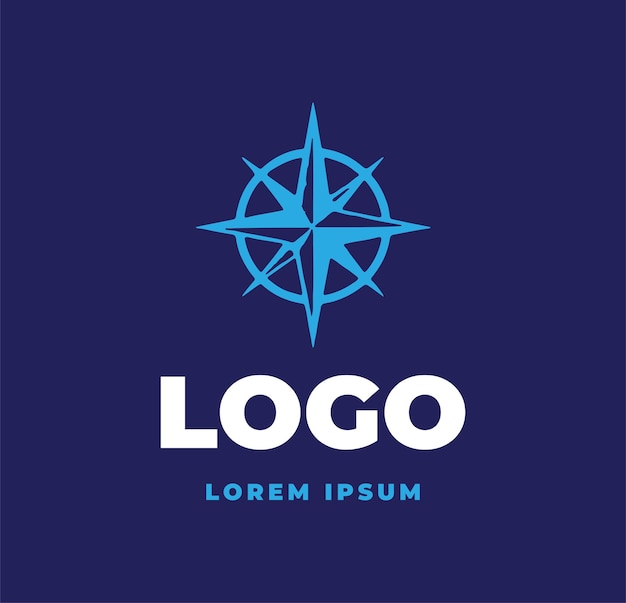 een blauwe achtergrond met een logo voor het logo van het logo