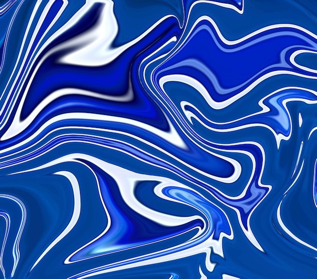 Een blauwe en witte abstracte achtergrond met een blauwe achtergrond.