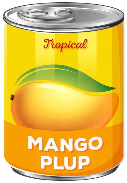 Een blikje mangopluk