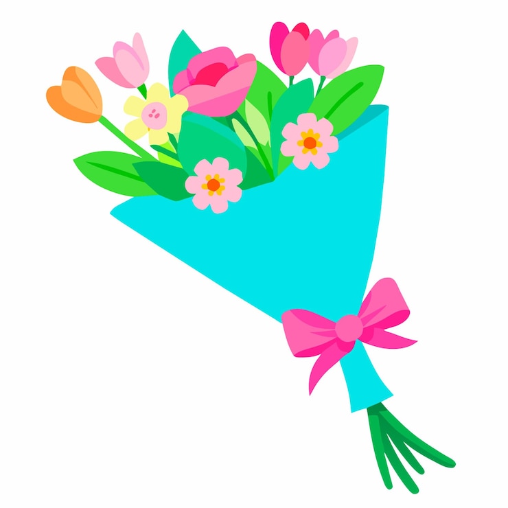 Vector een boeket bloemen voor moeder om liefde uit te drukken