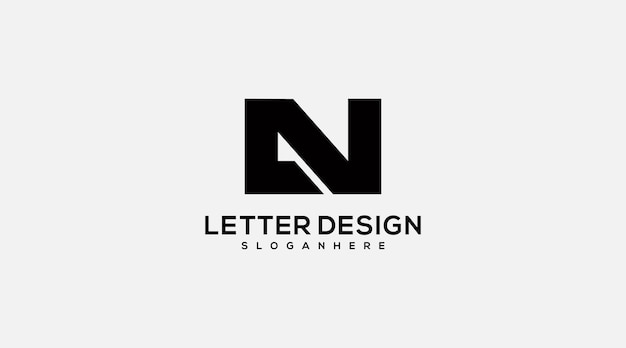 Een brief Logo-ontwerp met creatieve moderne vector