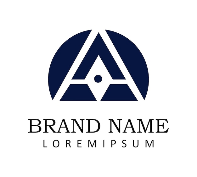 Een brief Logo ontwerpsjabloon