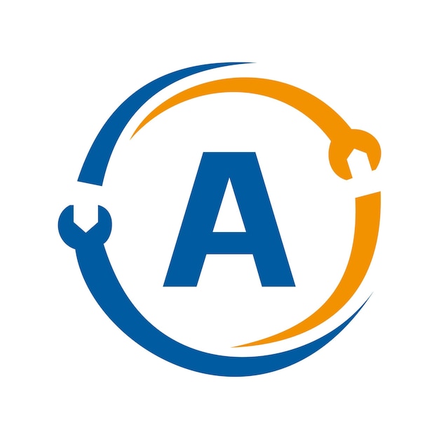 Een brief Reparatie Logo Home Services Tool Auto Reparatie Logo Template voor zakelijk bedrijf