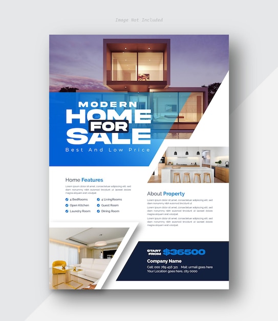 een brochure voor verkoop voor verkoop in een huis