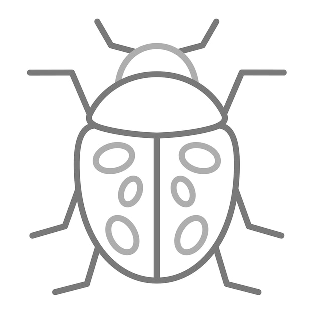 een bug met een bug op zijn gezicht wordt in zwart-wit getoond