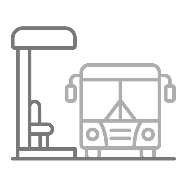 een bus met een tekening van een persoon aan de voorkant