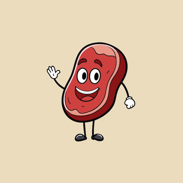 een cartoon afbeelding van een hotdog met een gezicht van een hot dog erop