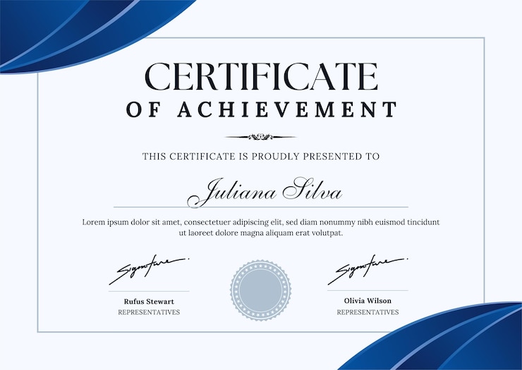 Vector een certificaat voor een prijs voor een prijs
