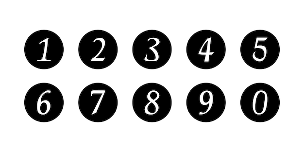 een cirkel met het getal 3 erop