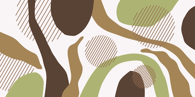 Een compositie met abstracte elementen in een populaire stijl Achtergrond voor uw ontwerp Poster voor een blog en website