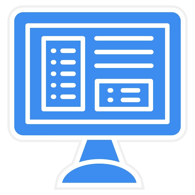 een computermonitor met een blauw scherm dat zegt makkelijk