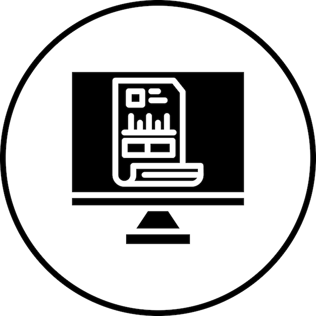 een computermonitor met een logo dat zegt p p