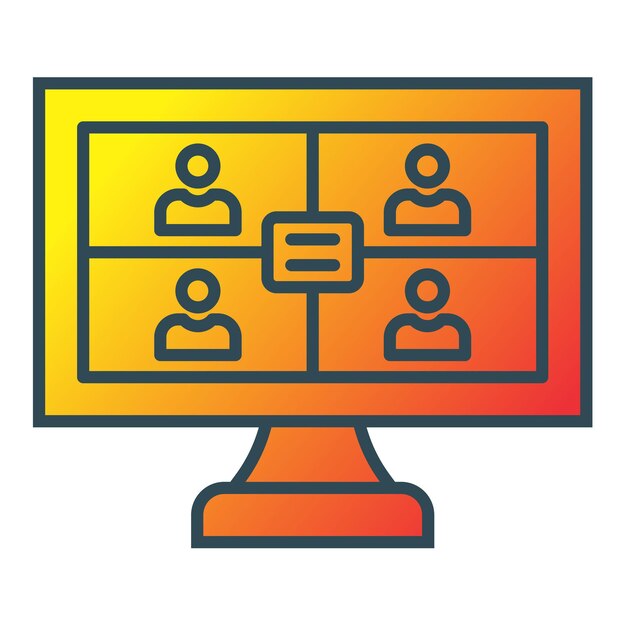 een computermonitor met een scherm dat het woord erop zegt